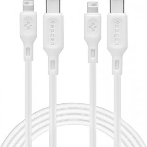 Spigen Kabel Spigen DuraSync MFi USB-C / Lightning 2-Pack 100 cm - biały