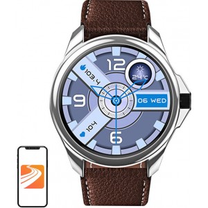 Blitzwolf Smartwatch Blitzwolf BW-AT3 (brown leather)