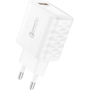 Foneng EU54 18W USB-A, 3A mains charger (White)