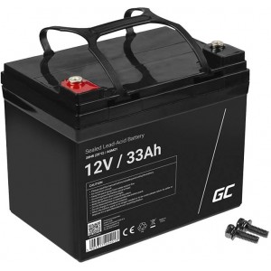 Green Cell Maintenance-free AGM VRLA Green Cell AGM21 12V 33Ah Battery (for lawnmower, scooter, boat, wheelchair)