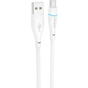 Foneng USB-A to USB-C cable Foneng X101 3A, 1.2m (white)