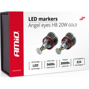 Amio LED marker H8 20W GOLD