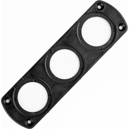 Amio Three hole panel mount MOD-14