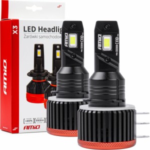 Amio LED Headlights X3 Series H15 AMiO-03309