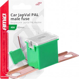 Amio Car JapVal PAL male fuses 62mm 40A AMIO-03428