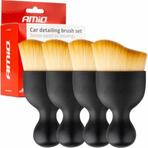 Amio Car detailing brush set AMIO-04335