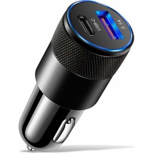 Alogy Car Charger USB-C Type C USB 3.1A Black