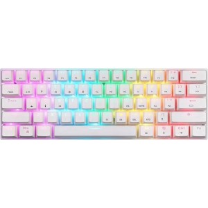 Motospeed SK62 Wireless Mechanical Keyboard White (Red Switches)