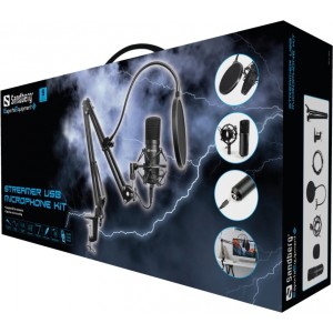 Sandberg 126-07 Streamer USB Microphone Kit