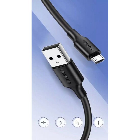 Ugreen cable USB - micro USB 2A 2m black (60138)