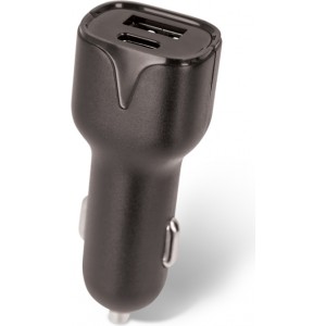 Setty car charger 1x USB 1x USB-C 2,4A black