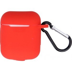 Case for Airpods / Airpods 2 red with hook