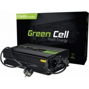 Greencell Green Cell Pure Sine wave Преобразователь мощности 12V to 230V 300W / 600W