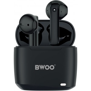 BWOO wireless TWS earphones BW94-BK black