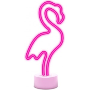 Neon LED on stand FLAMINGO pink USB-C FSC-11 Forever Light