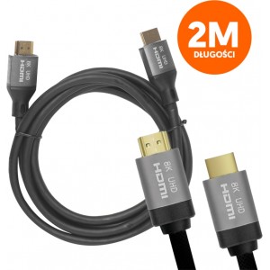 HDMI-HDMI cable (v2.1 | 8K | 2 m) black