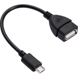 Akyga Europe Sp. Z O.o. Akyga adapter AK-AD-09 with cable micro USB B (m) / USB A (f) OTG 15cm