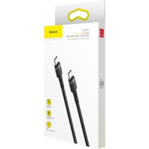 Baseus Cafule Cable USB-C PD 2.0 QC 3.0 60W 1m (Black+Gray)