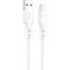 Vipfan USB to Lightning cable VFAN Colorful X12, 3A, 1m (white)