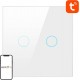 Avatto Smart Light Switch WiFi Avatto TS02-EU-W2 2 Way TUYA (white)