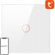 Avatto Smart Light Switch ZigBee Avatto LZTS02-EU-W1 1 Way No Neutral TUYA (white)