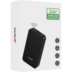 Carlinkit 2AIR wireless adapter Apple Carplay/Android Auto (black)