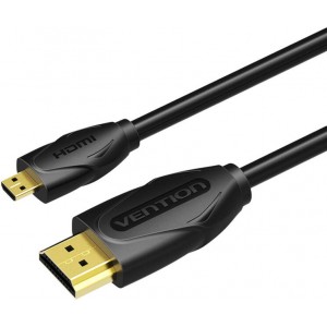 Vention Kabel micro HDMI do HDMI Vention VAA-D03-B150 1,5m 4K 30Hz (Czarny)