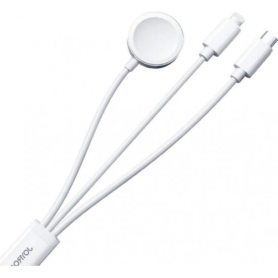 Joyroom Apple Watch Magnetic Charger Joyroom S-IW008 Lightning + USB-C 5V 1.2m (White)