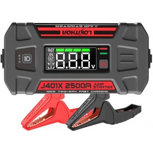 Lokithor J401X Jump Starter / Booster 2500A + Powerbank 20000mAh + Flashlight 4-in-1 Device working in -40°C