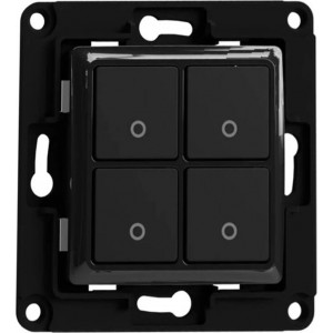 Shelly wall switch 4 button (black)