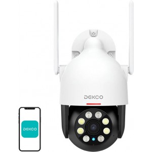 Dekco IP Outdoor camera WiFi DEKCO DC5L 2K QHD 166°