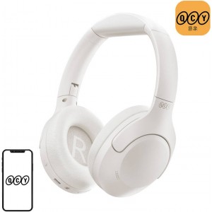 QCY Wireless Headphones QCY H3 lite, ANC (white)