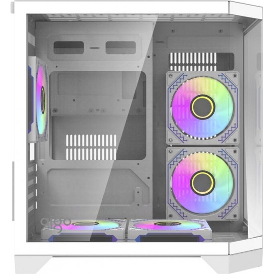 Darkflash Darflash FT350 computer case + 5 aRGB fans (white)