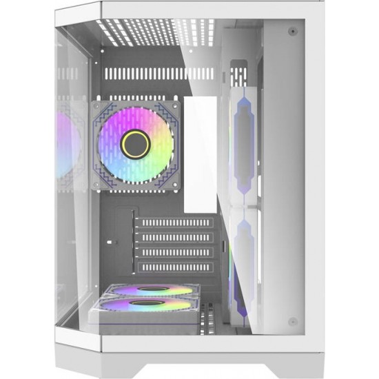 Darkflash Darflash FT350 computer case + 5 aRGB fans (white)