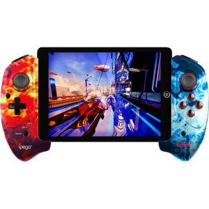 Ipega PG-9083B wireless controller / GamePad with phone holder (flame)