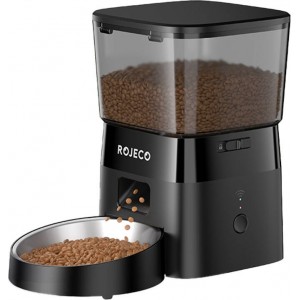 Rojeco 2L Automatic Pet Feeder WiFi Version (black)