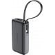 Acefast M7-10000 PD30W Powerbank with Built-in Cable - Black