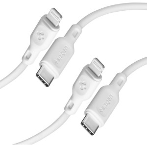 Spigen Kabel Spigen DuraSync MFi USB-C / Lightning 2-Pack 100 cm - biały