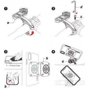 Spigen Gearlock MF100 Bike Mount Out-Front