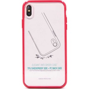 Devia Elegant anti-shock case iPhone XS Max (6.5) red