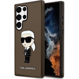 Karl Lagerfeld KLHCS23LHNIKTCK S23 Ultra S918 black/black hardcase Ikonik Karl Lagerfeld