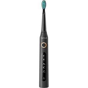 Fairywill Sonic toothbrushes with head set and case FairyWill FW-507 (Black and white)