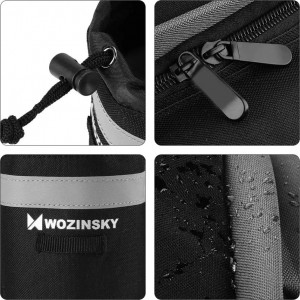 Wozinsky bike carrier bag with shoulder strap 6l black (WBB3BK)