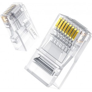 Ugreen 10x plug plug coupler end RJ45 8P8C Cat 6 transparent (50961)