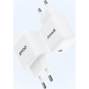 BWOO 20W ABS+PC wall charger BO-CDA105 USB-C