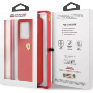 Ferrari Hardcase for Samsung Galaxy S20 Ultra red/red Silicone phone case