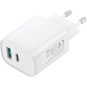 XO Wall charger XO CE30, 30W, 1x USB-C, 1x USB-A