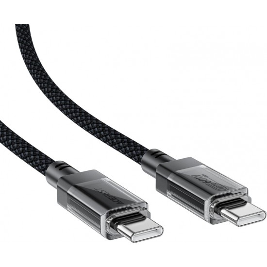 Acefast C12 USB-C / USB-C PD cable 60W 480Mb/with nylon braid - black