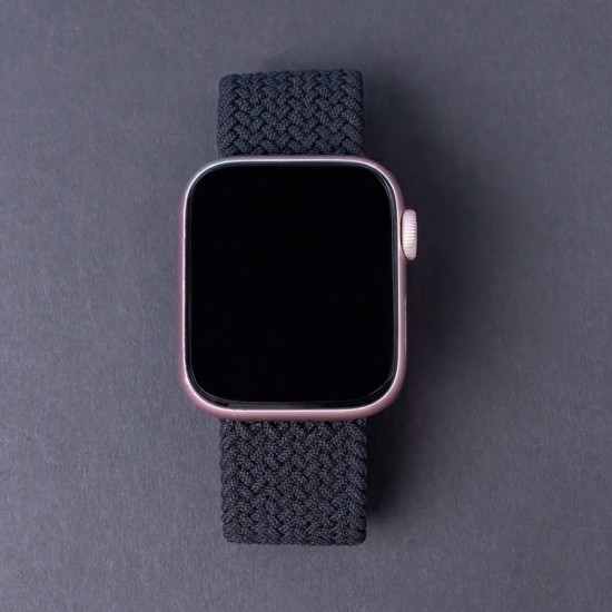 Elastic band M for Apple Watch 42/44/45 mm length 155 mm black