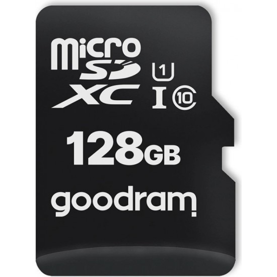 Goodram Microcard 128 GB micro SD XC UHS-I class 10 memory card, SD adapter (M1AA-01280R12)